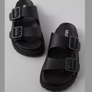 MIA Gen Double Buckle Slide Sandals